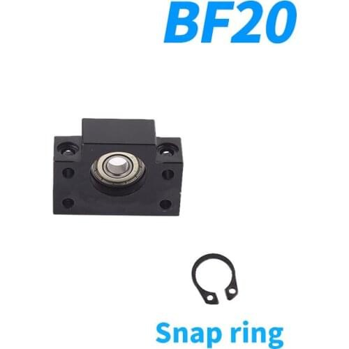 BF20 Ball screw support seat screw bearing fixing seat connector 3D Printer Parts CNC precision bracket Ballscrew