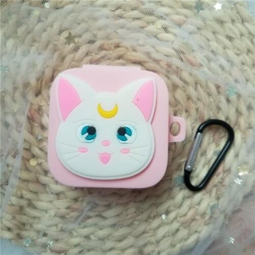 Cute Case For Xiaomi Mi Air 2 SE Case Silicone Headset Case Earphone Protection For Xiaomi Mi Air2 SE Headphone Cover With Hook