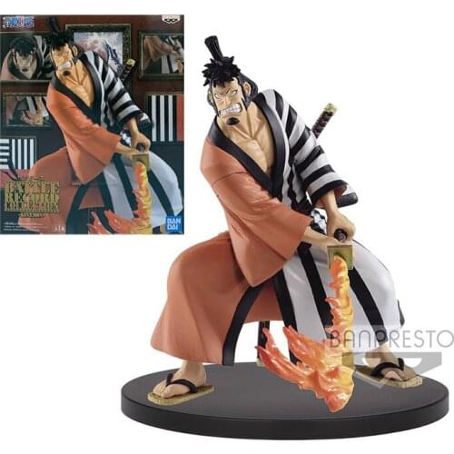 16Cm Bandai One Piece Kin'emon Garage Kit Pvc Assembly Model Western Animiation Action Figure Kids Toys