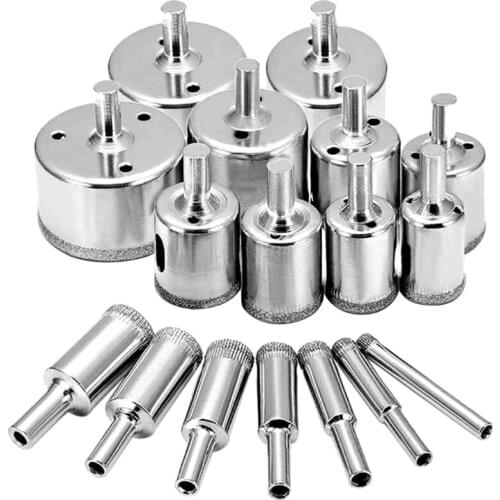 Diamond Drill Bit for Tiles, Glass, Fish Tanks, Marble Granite Ceramic Porcelain Bottles Quartz Coated Kitchen Bathroom