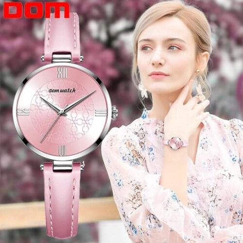 Womens watches brand luxury fashion ladies watch Leather Watch women Female quartz wristwatches