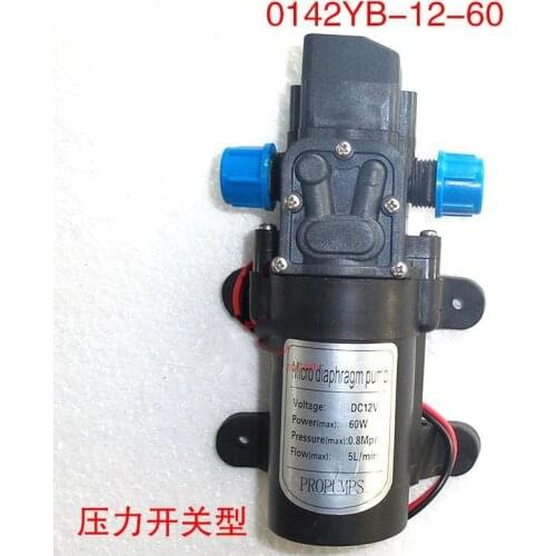 DC 12 volt 60W 5L/min small Automatic pressure switch 12 v water pump