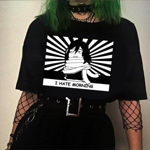 Shota Aizawa Print T-shirt Men Women Harajuku My Hero Academia Tshirt Anime Harajuku T Shirt
