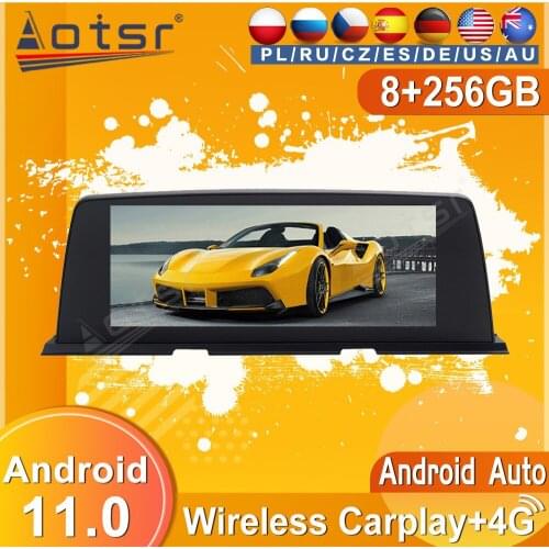 8+256G Android 11 Tape Radio Recorder Car For BMW 6 Series 6GT F06 F12 2010 2011-2017 GPS Navi Player Stereo Autoradio Head Unit