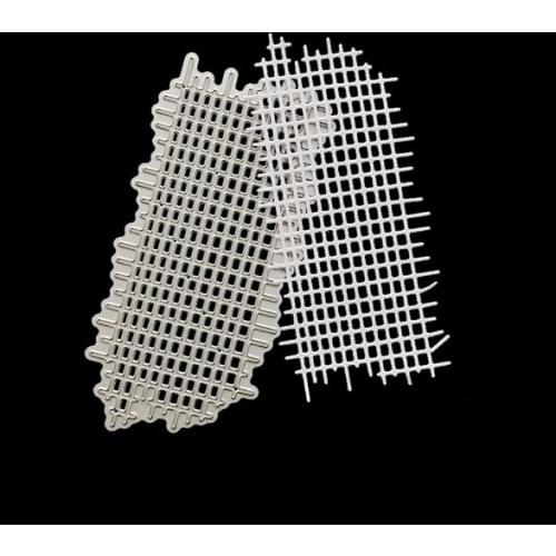 Metal Cutting Dies for Scrapbooking 2019 Mesh Background Craft DIY Album Embossing Folder Stencils Maker Photo Template Decor