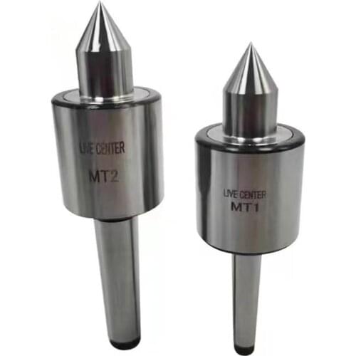 MT1 MT2 MT3 Steel Lathe Active Center Taper Tool Triple Bearing CNC Active Rotary Milling Center Taper Shank Rotary Center