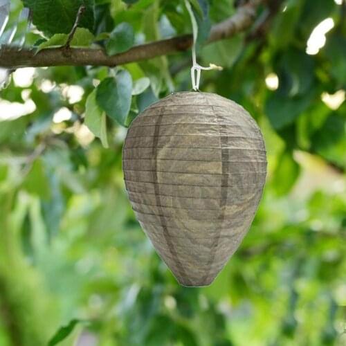 New Pest Control Simulated Wasp Nest Outdoor Garden Yellow Honeycomb Hanging Trap Nest Simulation Nest Durable Safety Tool