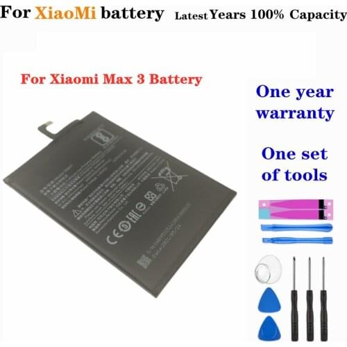 New BM51 Battery For Xiaomi Mi Max3 Max 3 5500mAh High Quality Mobile Phone Bateria + Tools