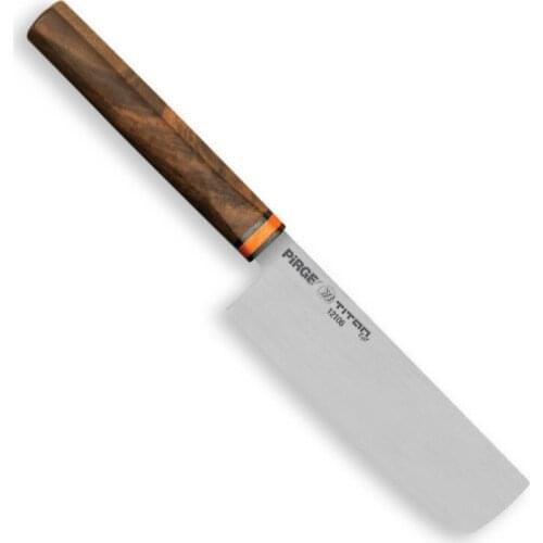 Pirge, Titan East Slicing Knife - Nakiri 16 cm - Professional Household Knives, Kitchen Knives and Chef Knives - 12106