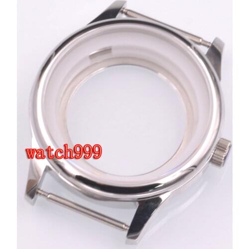 40mm Sapphire 5ATM Stainless Steel Watch Case fit ETA2836 2824 DG 2813 miyota 8205 8215 Movement