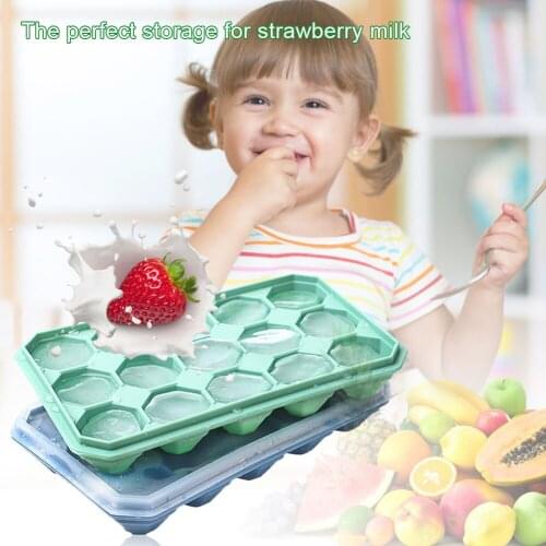 Silicone Ice Cube Tray DIY Creative Small Ice Cube Mold Maker Diamond-Shaped Ice Maker for Cocktail Kitchen Accessories