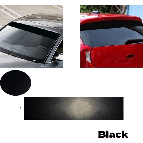 Gloss Black Sun Strip Universal Car Van Windscreen Sunstrip 140 X 20CM Car Front View Sunshade Car Styling