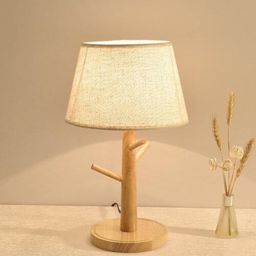 Tong ying household new branches log shape lamp hotel guest room lighting small desk lamp of bedroom the head of a bed
