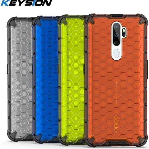 KEYSION Shockproof Case for OPPO A9 A5 2020 F11 F9 A8 A31 A5S A3S Reno 2 2Z 2F 3 Pro A1K Phone Cover for Realme X2 Pro 5 Pro C2