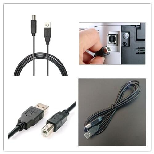 New 1Pcs 1m 1.5m USB High Speed 2.0 A To B Male Cable for Canon Brother Samsung Hp Epson Printer Cord