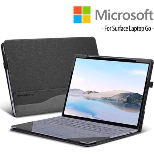 Flip Cover Sleeve with Stand Protective For Microsoft Surface Laptop Go 12.4 2020 stand