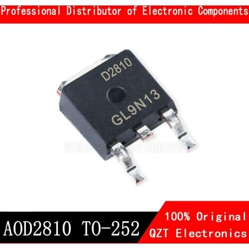 10pcs/lot AOD2810 46A 80V TO252 D2810 new original In Stock