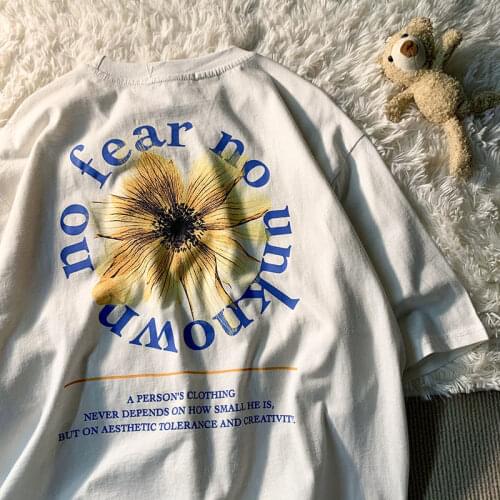 2021 SUMMER High Street Hip Hop Letters Printed T Shirts Women Cotton Basic Short Sleeve Tops Plus Size Couples Japanese Fashion