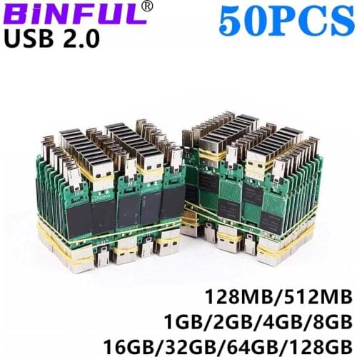 50PCS Wholesale DIY Usb Flash Drive 2.0 OTG Mirco Pendrive 128MB 512MB 16GB 32G 64G 128GB Mobile phone Pen Memory Chip 4G 8G Cle