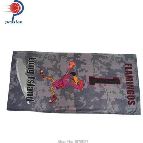 75cm x 150cm Soft Sublimated Sports Towels with Poly Cotton Materials