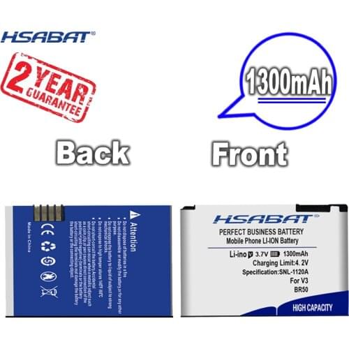 HSABAT Battery for 1300mAh BR50 Motorola RAZR V3 V3c V3E V3m V3T V3Z V3i V3IM PEBL U6 Prolife 300 500