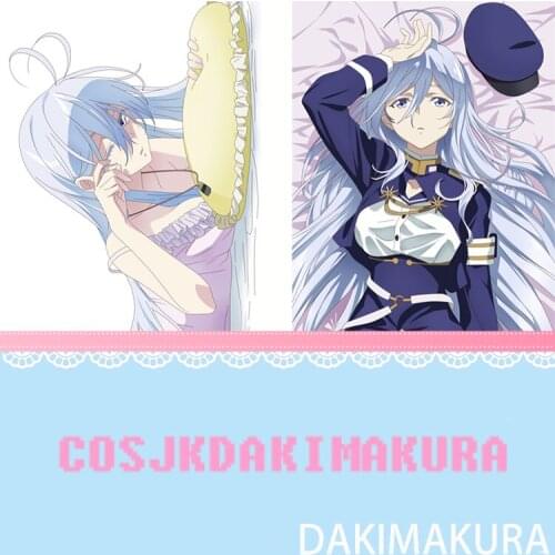 Anime Dakimakura 86 Eighty Six Vladilena·Milize Lovely Girl HD Print Pillowcase Body Hugging Pillow Cover Case Otaku Room Gift