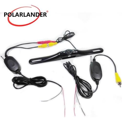 Wireless For Cars Parktronic transmitter receiver system Black Metal DVR Camera with Car Alarm Parking Sensors