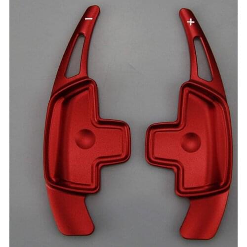 DSG Aluminum Alloy Steering Wheel Shift Paddle Shifter for Mercedes Benz C Class W205 2015-2018 E Class W213 2016-2018 Red