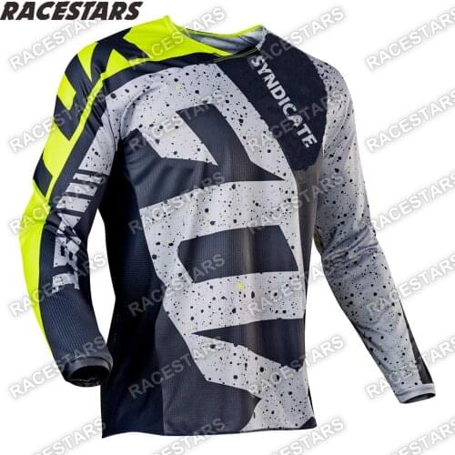 Motocross Gear 2022 MTB Jersey Bike Wear Long Sleeve DH Shirts Riding Spexcel Cycling Jersey Quick dry Maillot Ciclismo Hombre