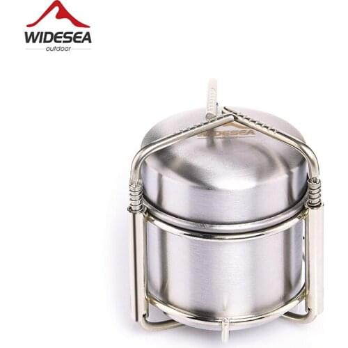 Widesea Camping Alcohol Stove Outdoor Picnic Tourist Burner Portable Mini Ultra-light Spirit Equipment Tourism Heater Supplies