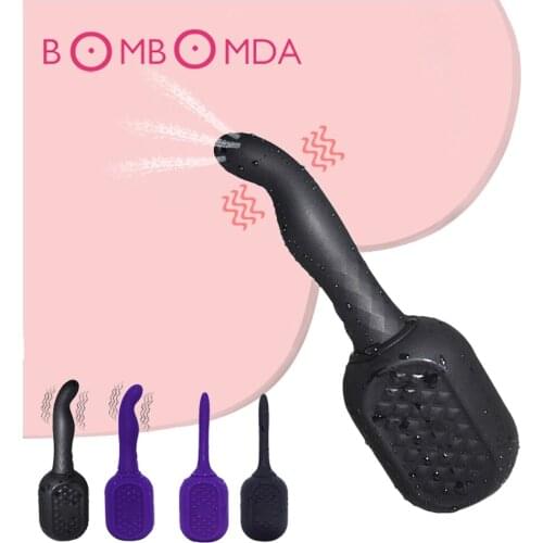 Sex Toys Anal Cleaning Vagina Enema Dildo Vibrator For Women Prostate Massager Butt Cleaner Vibrating Anal Dilator Adult Toys