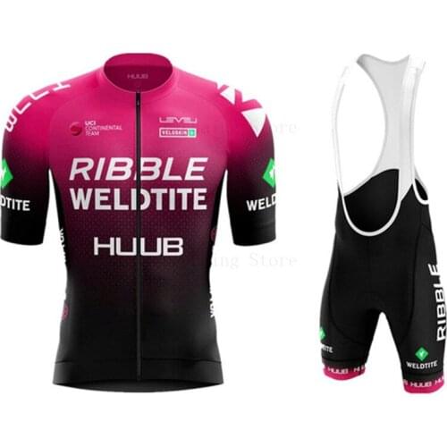 Cycling Jersey Set 2021 HUUB Summer Bike Team Racing Sport Bicycle Jersey Men Breathable Cycling Clothing Short Maillot Ciclismo