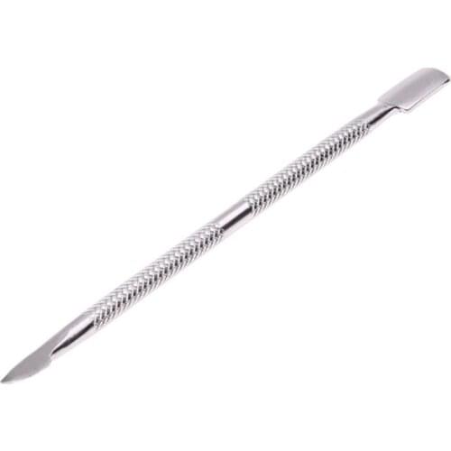 Stainless Steel Nail Cuticle Remover Spoon Pusher Manicure Pedicure Care Tool Kit 12cm