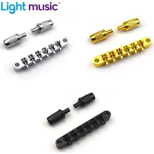 Tune-O-Matic TOM Guitar Bridge for LP SG Electric Guitar Black Chrome Gold Guitar Accessories
