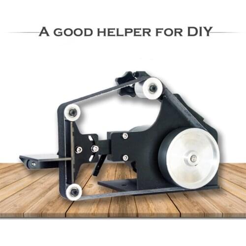 220V Desktop Belt Sander Sharpener DIY Woodworking Polishing Machine 0-7500RPM 762x25MM 762x35MM Brushed Electric Belt Machine