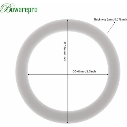 Bowarepro 4pcs Blender Rubber Gasket O Ring Seal For Black & Decker, BL5000-08,132812-07 Replacement Gaskets Rubber Seal Ring