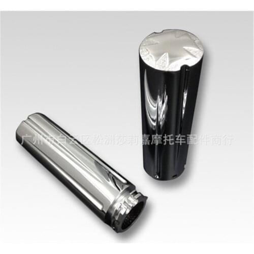 For Harley Kawasaki Aluminum Alloy Motorcycle Handle Bar Grips Universal Motorcycle Accessories Metal Scooter Handle Grip 7/8