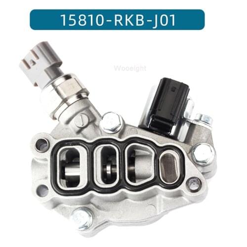 Wooeight Solenoid New Spool Valve Timing With Gasket Fit For Honda Pilot Accord Odyssey 15810-RKB-J01 15810RKBJ01 Replacement