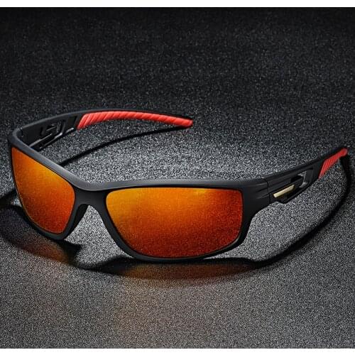 FONDYI High Quality Protective Sports Shades Polarized Sunglasses Men UV400 Safety Outdoor Sun Glasses lentes de sol With Box