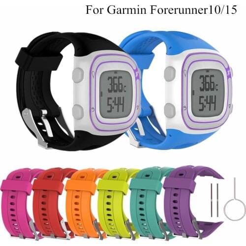Sports Band For Garmin Forerunner10 / Forerunner15 Smart Watch Belt Couple Strap Replacement Silicone Bracelet Men Women Band