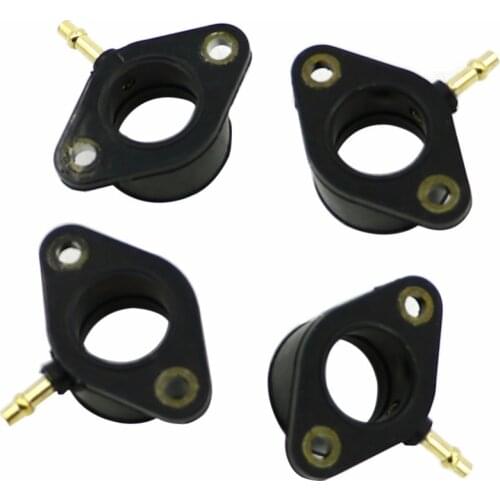4pcs Motorcycle Carburetor Intake Mainfold for Suzuki Z400 Z500 KZ550 80-83 82 81