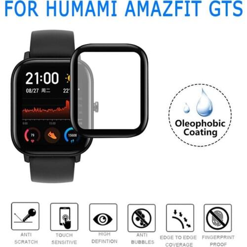20D Curved Edge Full Coverage Soft Protective Film Cover For Amazfit GTS 2e 2 Mini POP BIP Screen Protector (Not Glass)