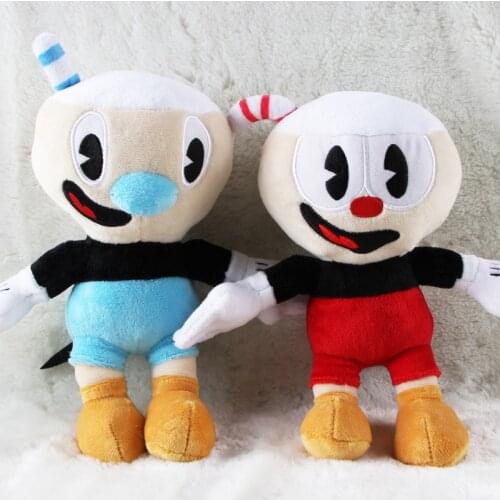 25cm new Game Cuphead Plush Toy Mugman the Devil Legendary Chalice Soft toys Stuffed toys plush doll Cuphead keyrings pendant