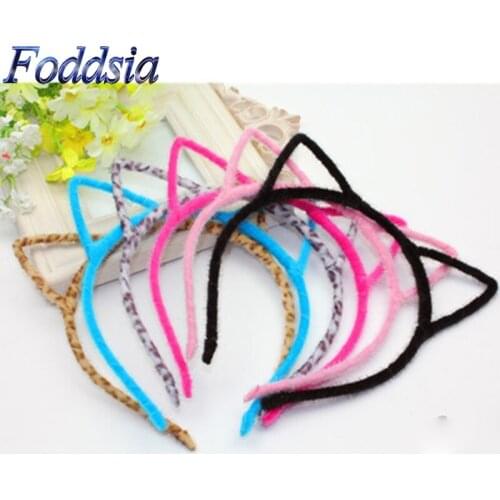 6pcs/lot Girls Cat Ears Hairband Stylish Women Crown Headband Sexy Self Photo Prop Hair Band Accessories Princess Headwear R17