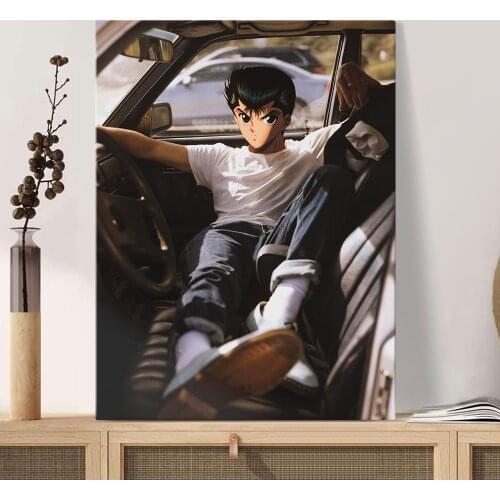 Yusuke Urameshi Yu Yu Hakusho Anime Decoration Home Decor Canvas Painting Living Room Wall Art Pictures Posters Prints
