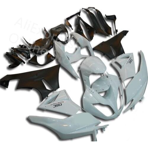 White black ABS Injection Fairing For Kawasaki NINJA ZX-6R 09-12 ZX-6R 2009 2010 2011 2012 ZX6R 09 10 11 12 Motobike Fairing