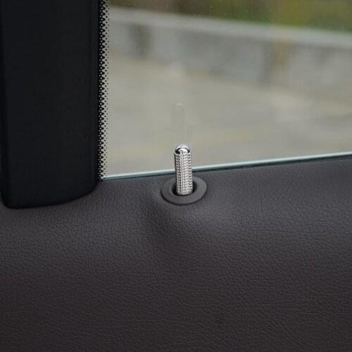 Car Door Pin Decoration Covers Stickers Trim For Mercedes Benz C Class W204 E Class W212 GLK Interior Accessories