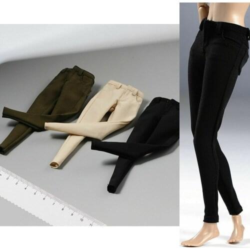 1/6 Leg Tights Pencil Pants Elastic Suitable for Female HT VC Action Movable Bodies