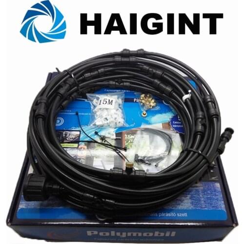 L004 HAIGINT High Quality Outdoor Low Pressure Misting Kit (15M with 28pcs fog nozzles)