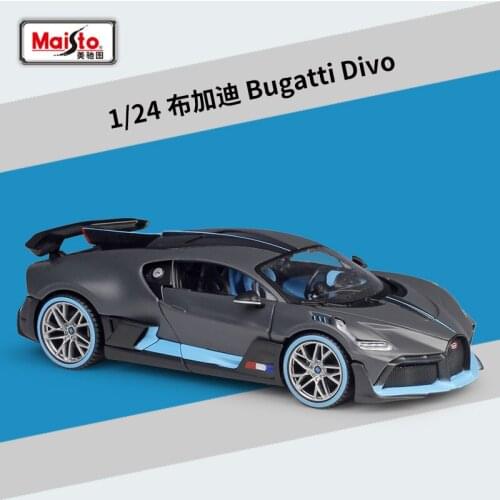 Maisto Diecast 1: 24 Bugatti Sports Car Simulation Alloy Model Adult Collection Souvenir Ornaments Vehicle Toy Gift Display